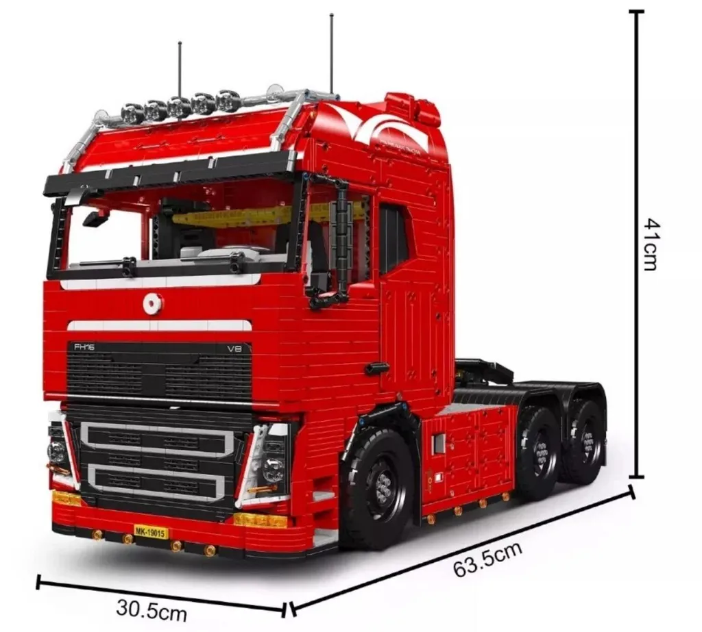 Camion Télécommandé Modèle Réduit XXL Technique de 4868 Pièces - 5