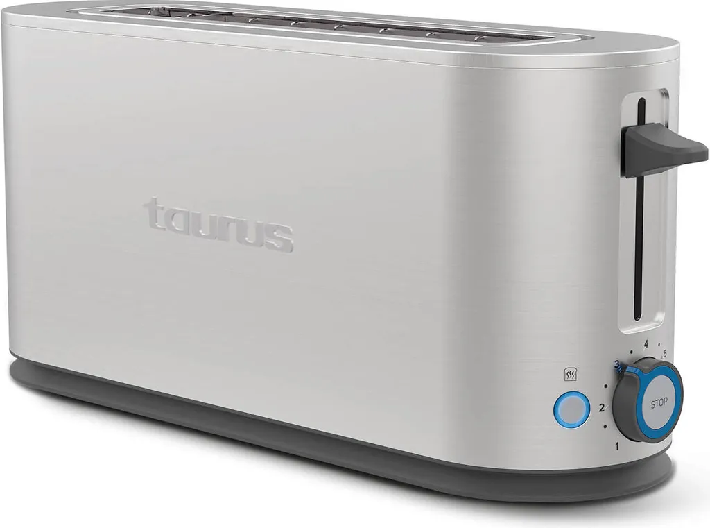 Grille-pain Inox 1000W Taurus Mytoast Legend avec Fente Extra Large