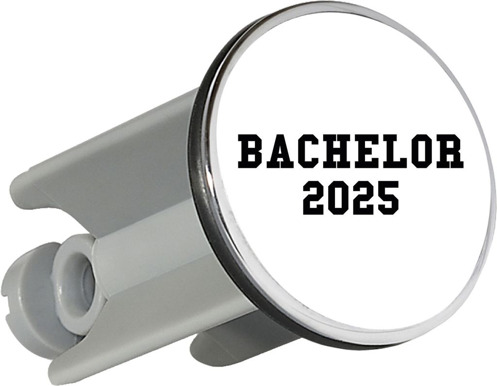 Huuraa Waschbeckenstöpsel Bachelor 2025 Abschluss Geschenk 4cm für Waschbecken Abflussstopfen Bachelor 2025 Geschenkidee
