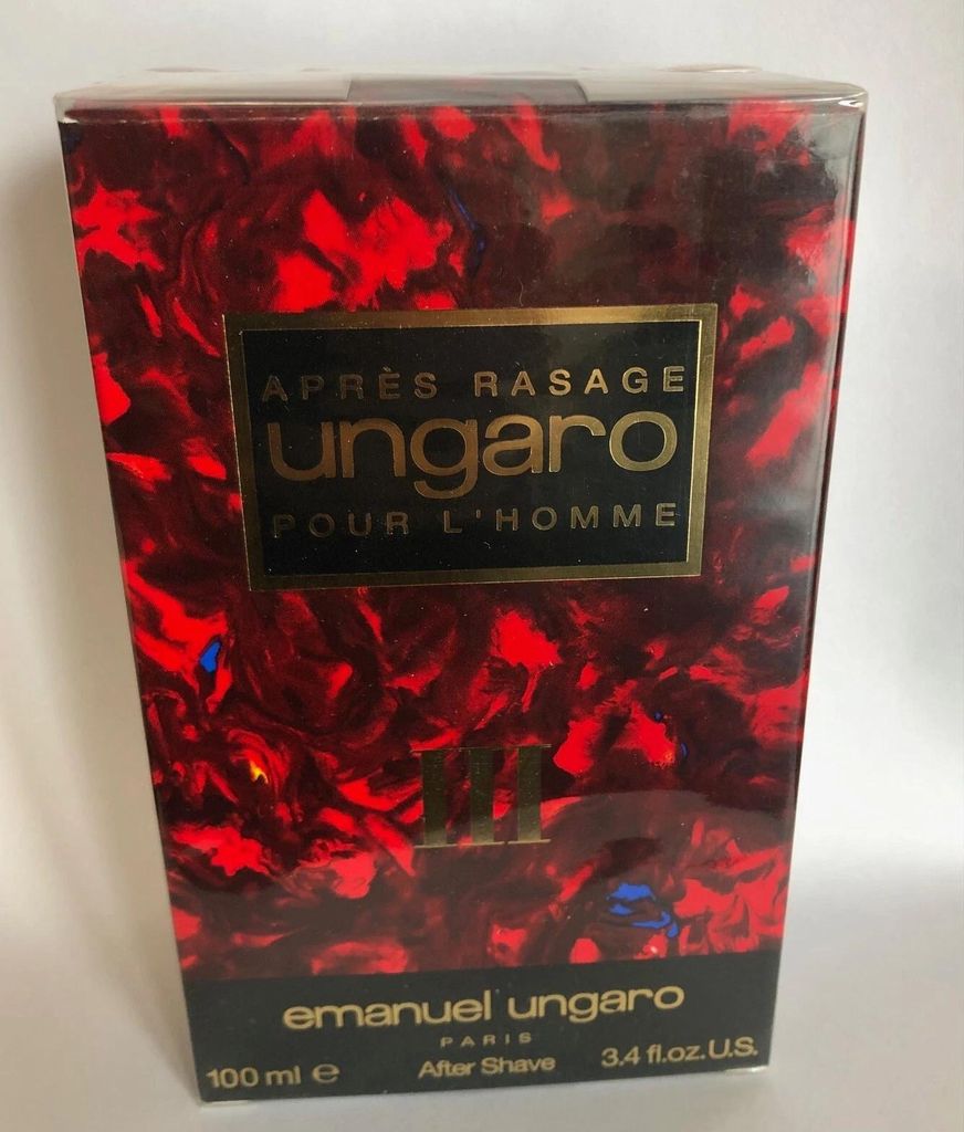 Ungaro Iii Pour L'homme 100Ml After Shave As Vintage Rare