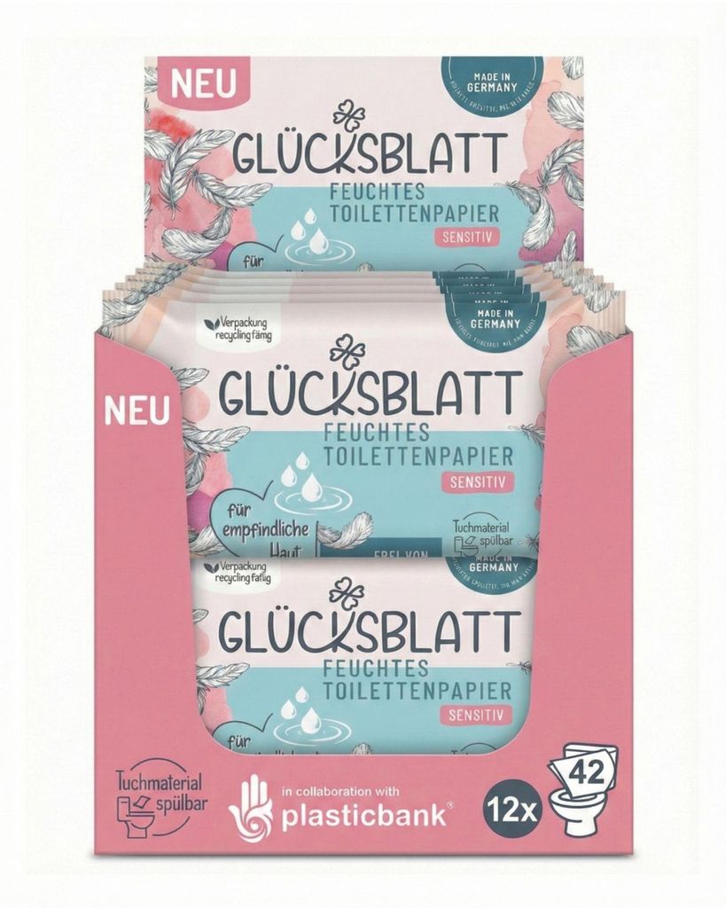 GLÜCKSBLATT 6511001 GLÜCKSBLATT Feuchtes Toilettenpapier Productafbeelding 