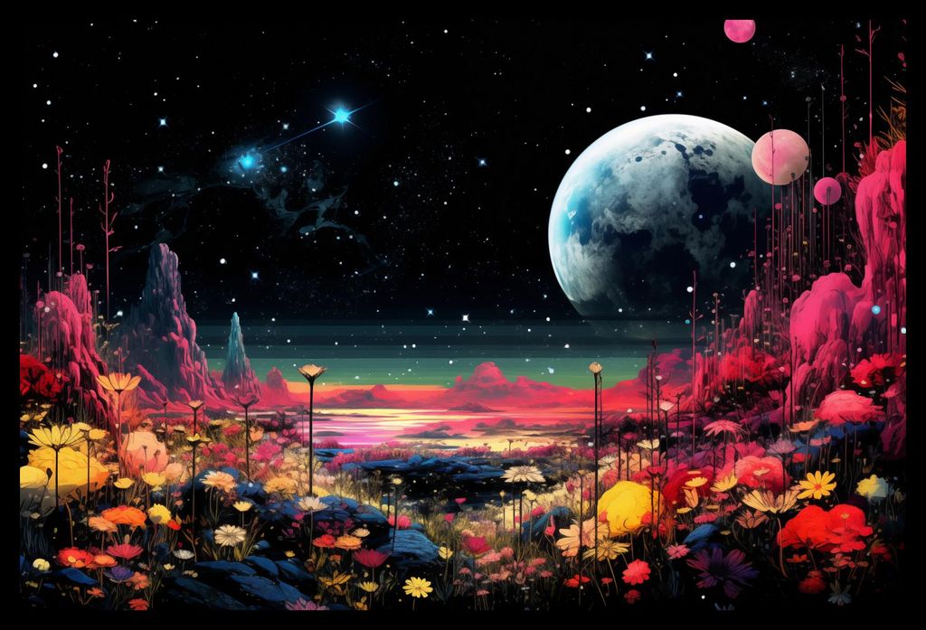 Plakat 45x30cm Andere Welt