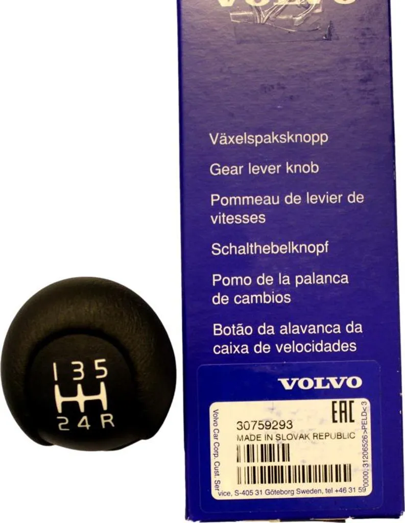 Changer Pommeau Vitesse Volvo V50 S40 C30 - Pièce de Rénovation Intérieur