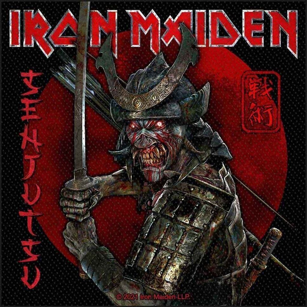 Iron Maiden Senjutsu Aufnäher zum Aufnähen