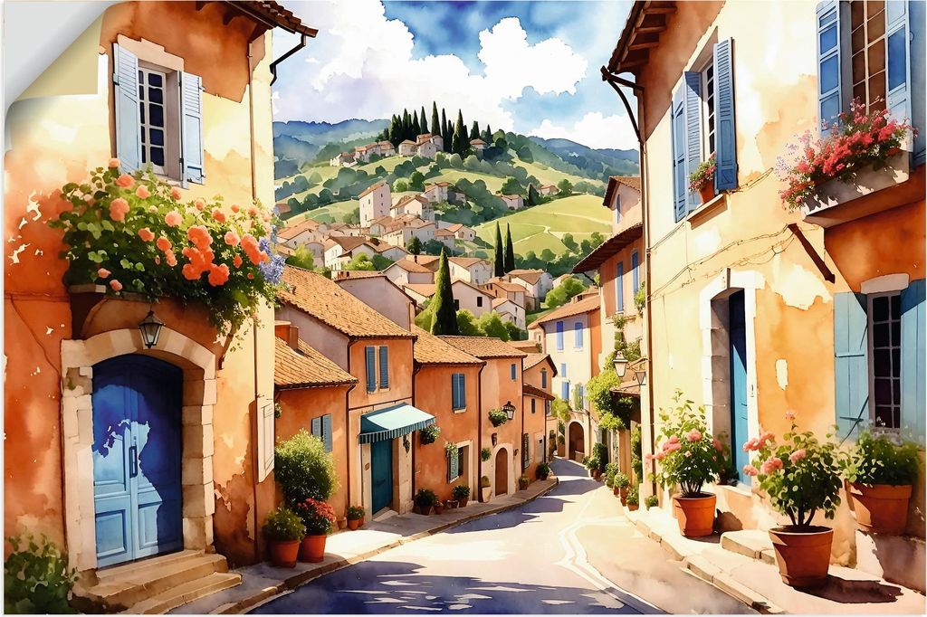 ARTland Wandbild, selbstklebend Leben wie in Italien Größe: 30x20 cm