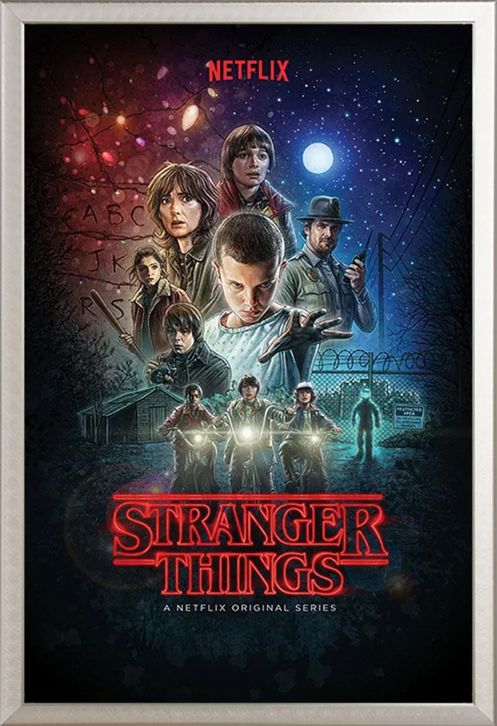 Affiche Stranger Things sous Cadre Shinsuke : Protégez votre Poster 61x91