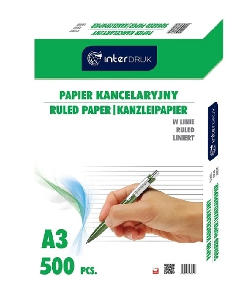 Carta Rigata A3 per Registro e Verbali - 500 Fogli Premium