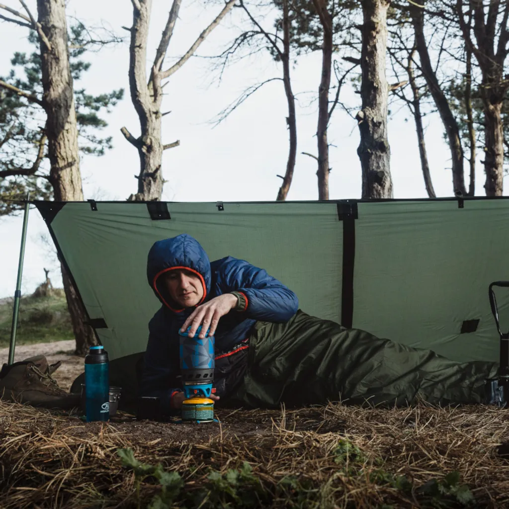 Sac de bivouac respirant Highlander Hawk en polyester résistant de 250cm