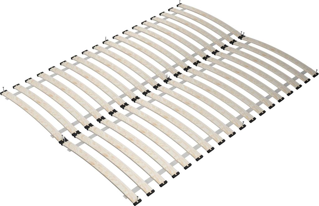 Doppel Federleistenrost 140x200 cm – 2× 70x200, 32 Produktbild 