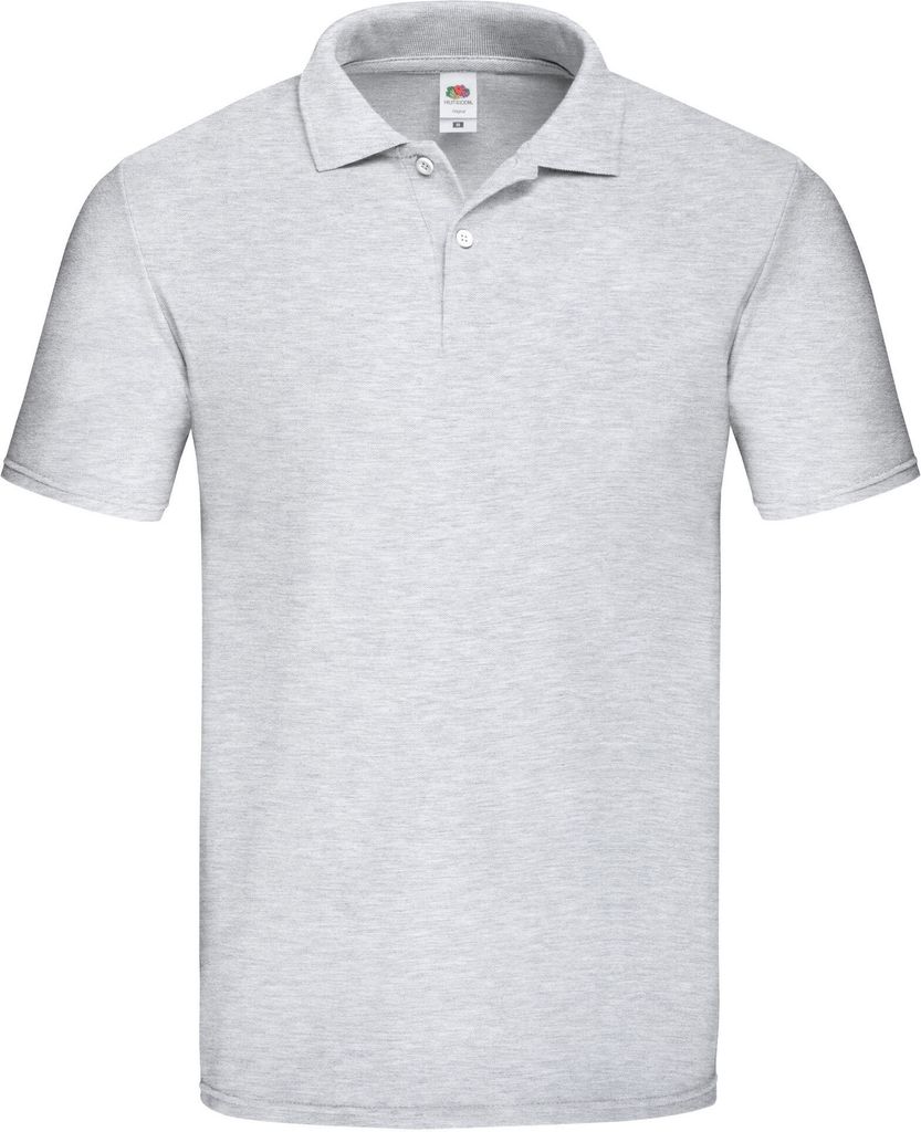 Fruit of the Loom - "Original" Poloshirt für Herren BC4923 (XXL) (Grau meliert)