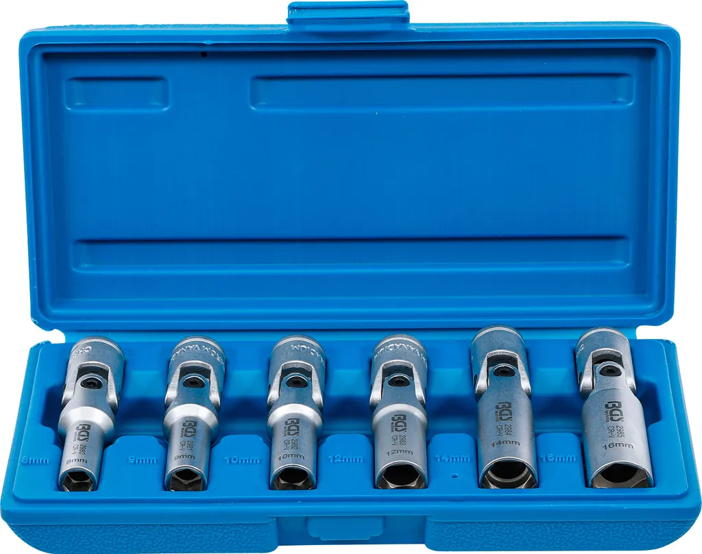BGS 2990 Jeu de clés articulées bougies de préchauffage 10 mm 3/8 6pcs