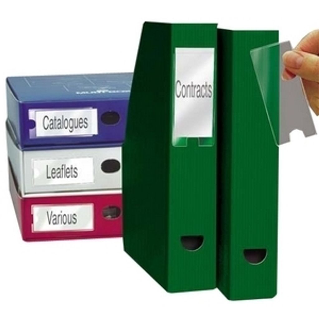 3L Label Holders. 25x75 mm. 12 pcs