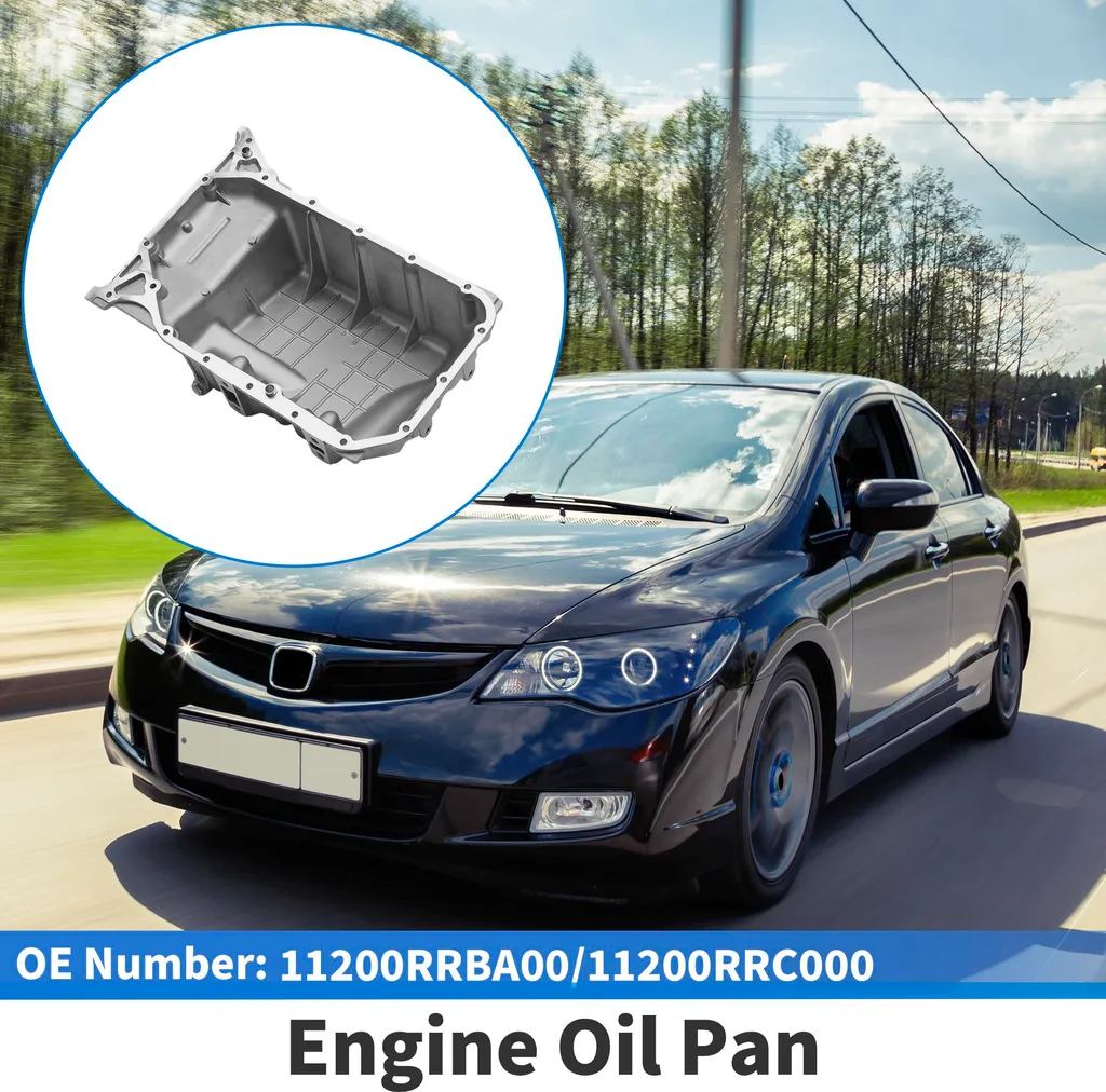 Bac de Transmission et Carter d'Huile en Aluminium pour Honda Civic Si 2.0L