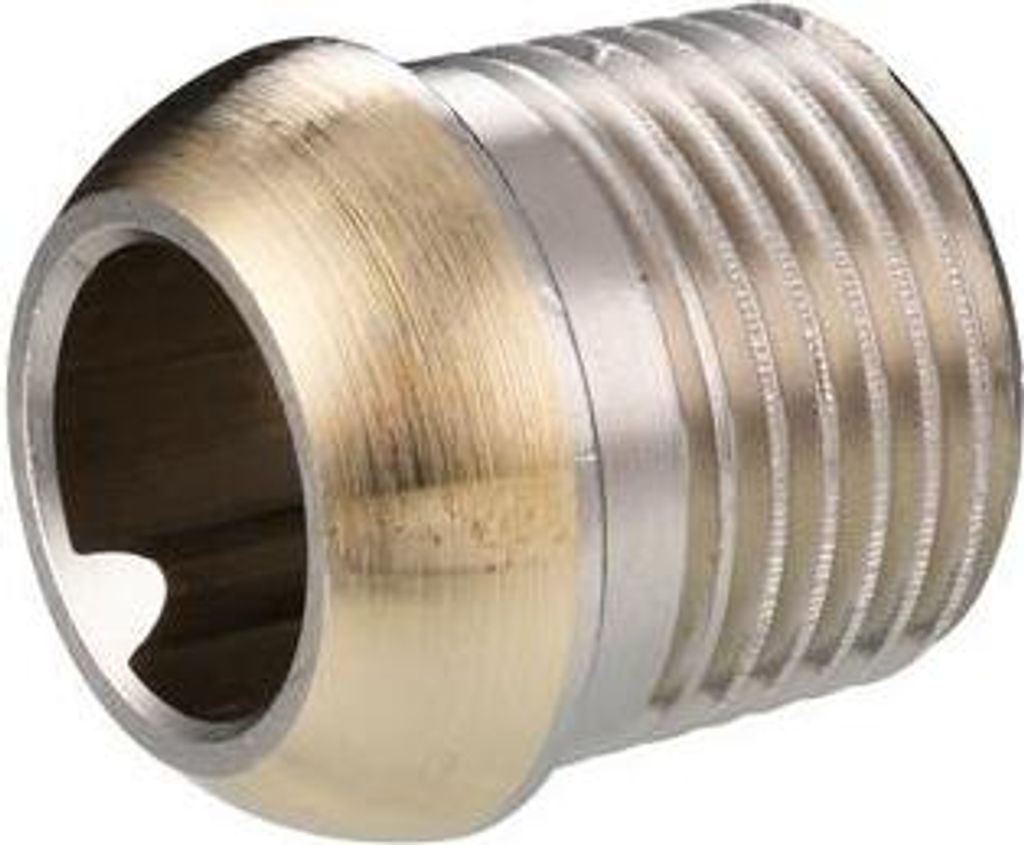 Danfoss Nippel kurz f.RA,RAV(L),RLV,AVDO R 1/2 gekürzt 7 mm, Gesamtlänge 24 mm