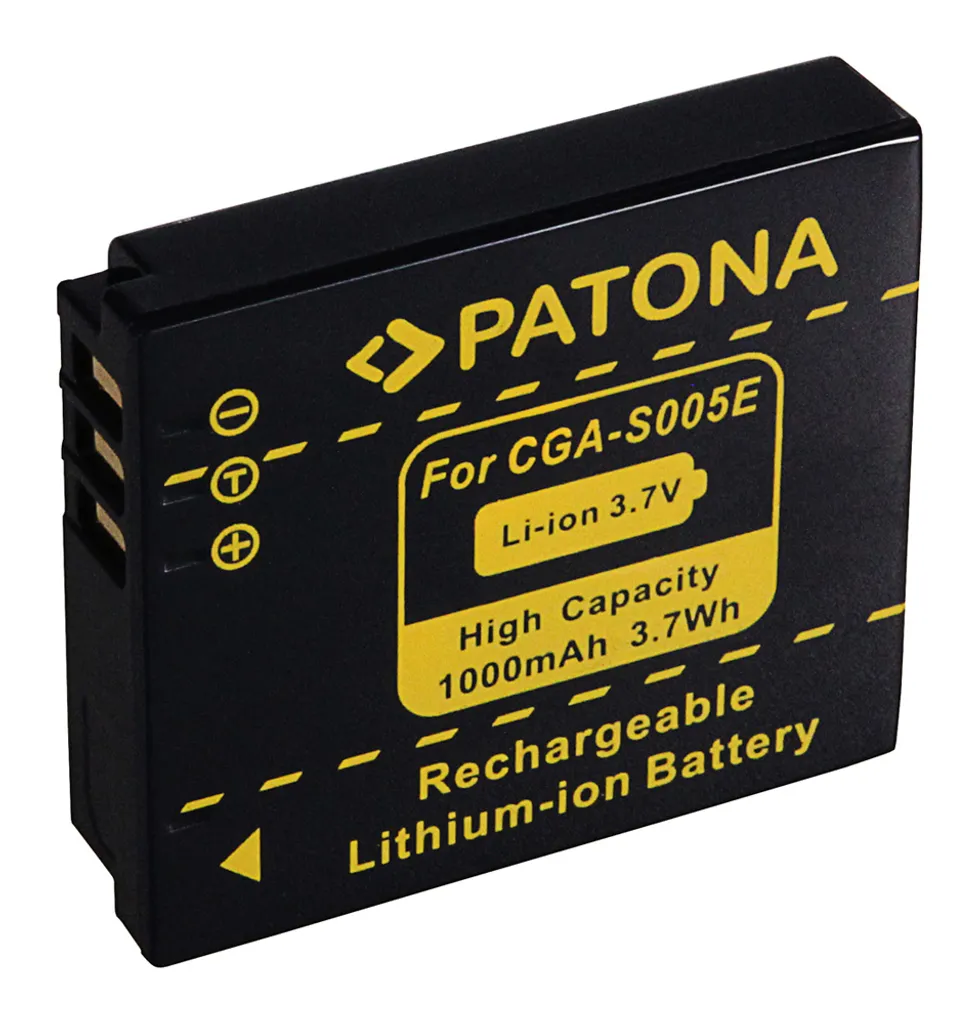 Batterie CGA-S005 1000mAh - Évitez la Panne de Courant sur votre Lumix