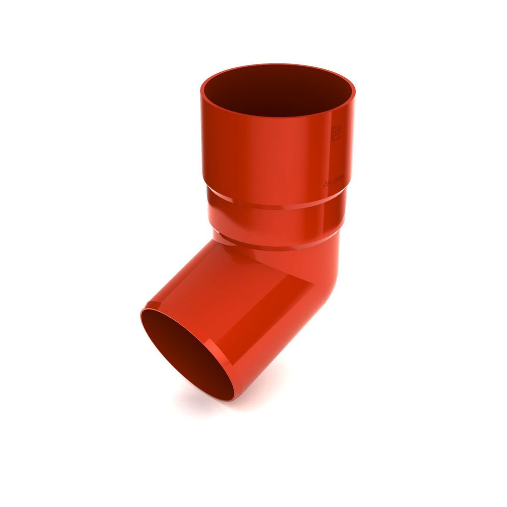 BRYZA 67° gomito in plastica Ø 63 mm, rosso mattone RAL Immagine del prodotto 