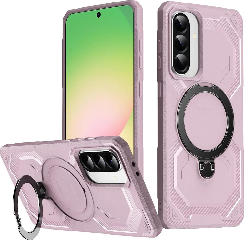 Cover MagSafe Samsung A36/A56 Rosa - Protezione Phonesta IronLock