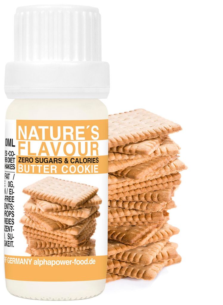 Flavour Drops Natürliches Aroma 10 ml BUTTER COOKIE Produktbild 