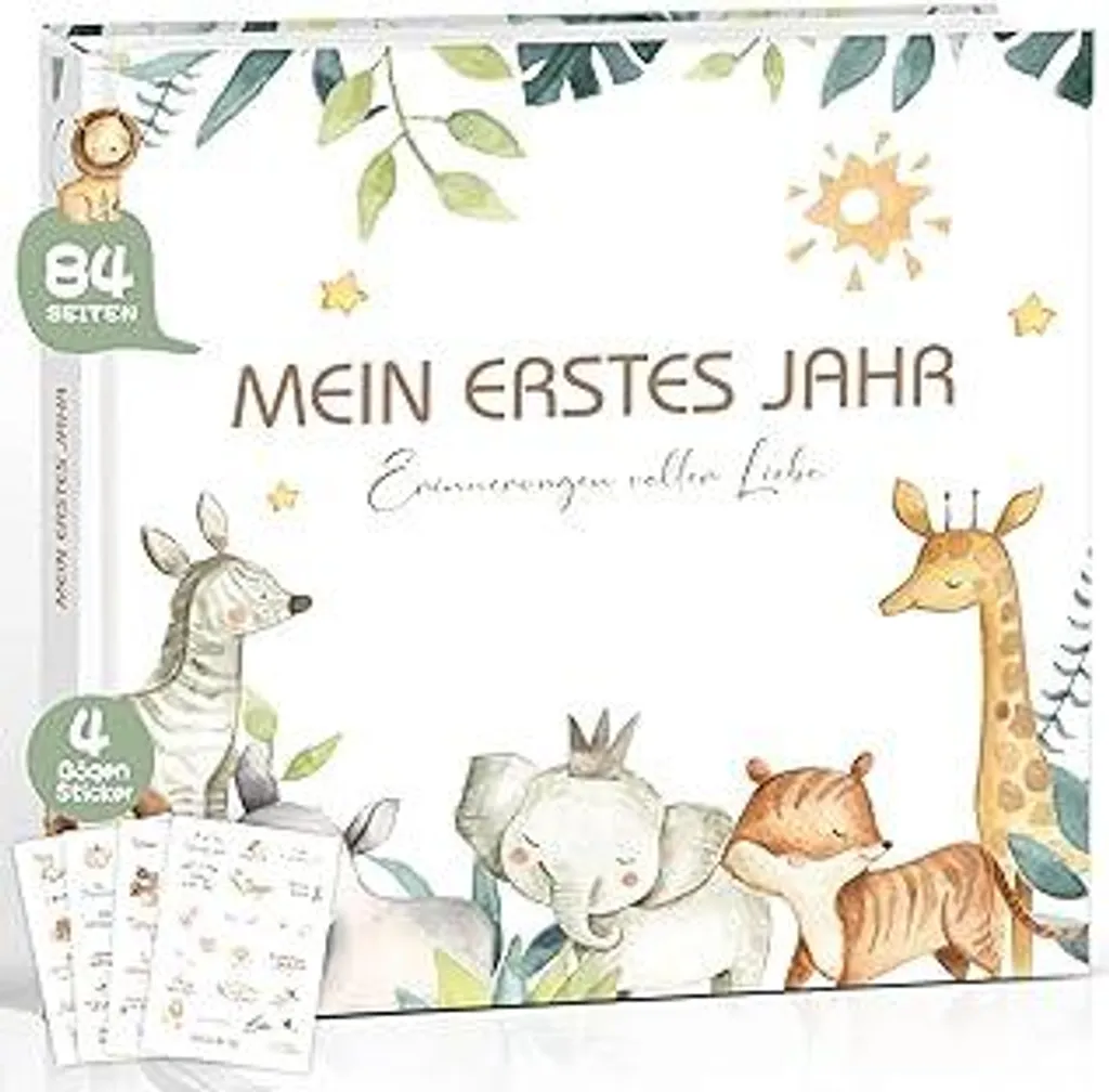 Album Foto Neonato Primo Anno | Diario Ricordi Moderno Foresta