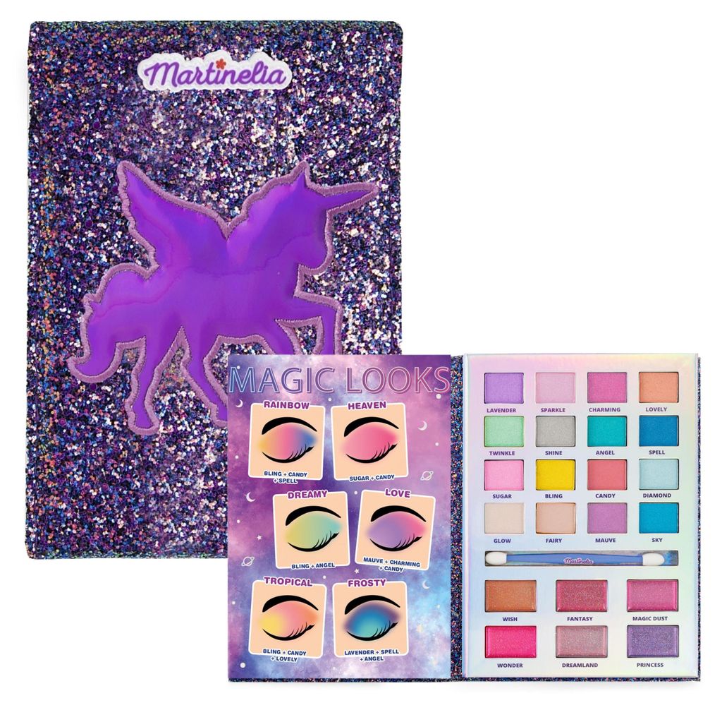 Martinelia Galaxy Dreams Make Up Book, Make-up-Set für Kinder, 3 Jahr(e), Mehrfarbig