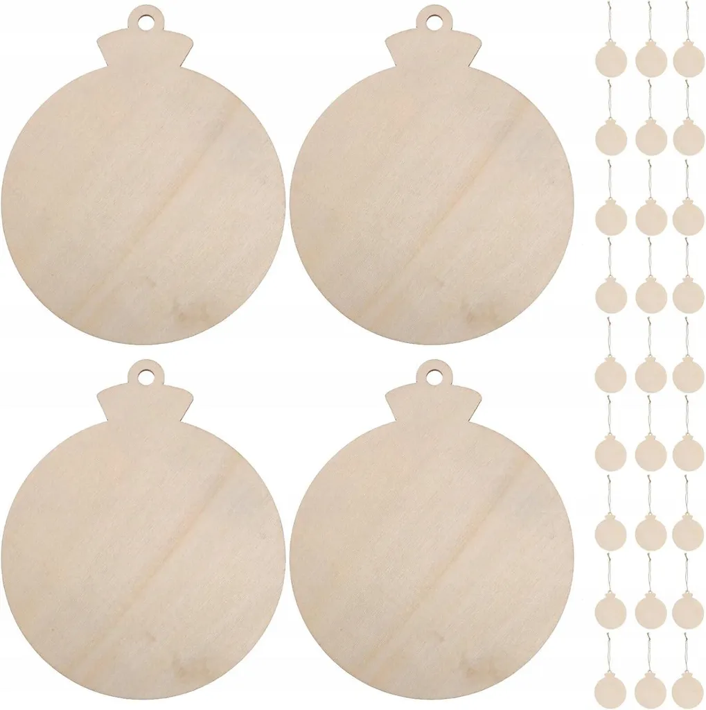 Billes en bois sans échardes pour DIY : kit de 36 pièces complet