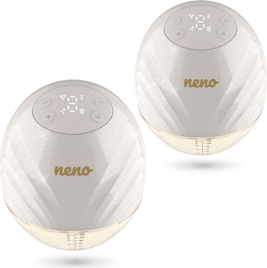 Neno Perla Twin – Kabellose Handfrei-Milchpumpe – Doppelschalen-Milchpumpe