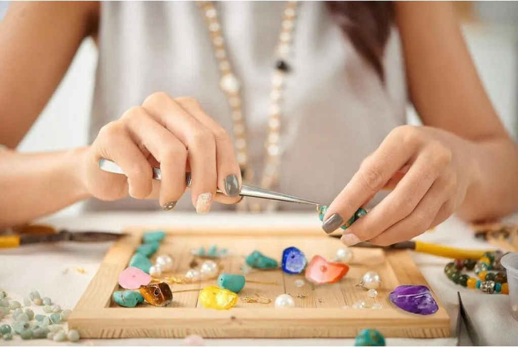 Kit Perles en Pierres Naturelles 7 Chakra pour Création de Bracelet DIY