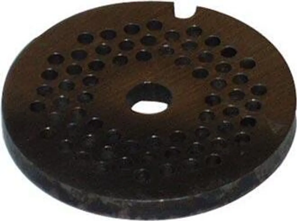 Piastra per Tritacarne Manuale Porkert n. 8 da 4,5 mm | Acciaio Ceco - 4