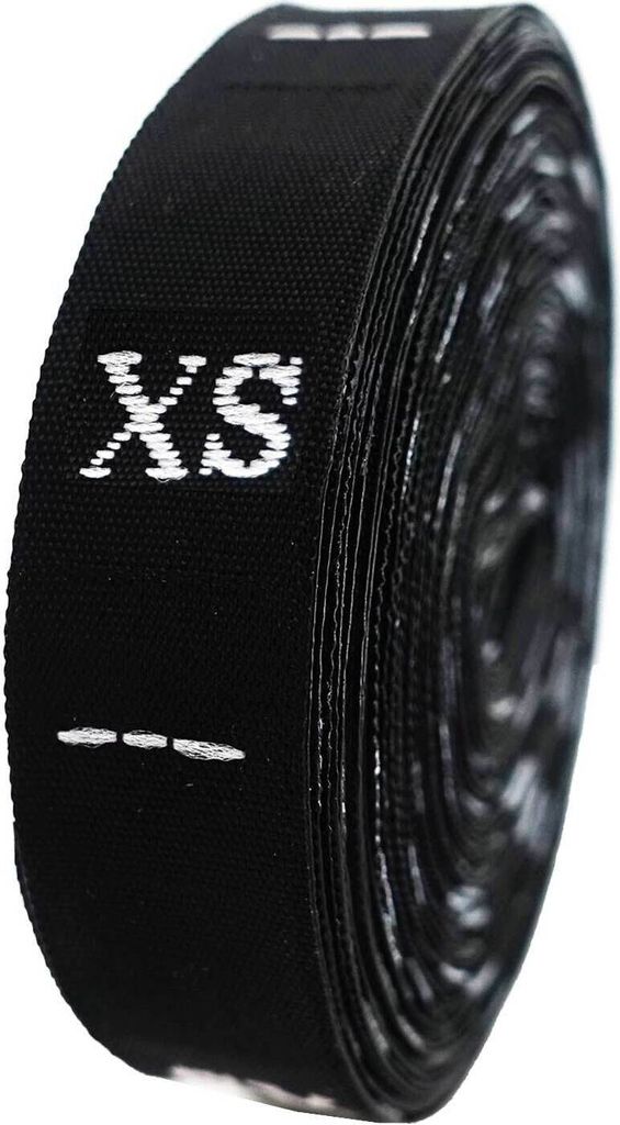 300 Größen-Etiketten Kleidergrößen Textiletiketten Labels 40x10mm Variantenwahl