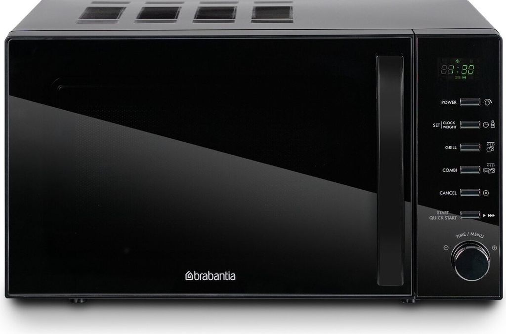Brabantia BBEK1145DG Kombimikrowelle - Grillfunktion - 700 Watt - 13 Kochprogramme - Schwarz