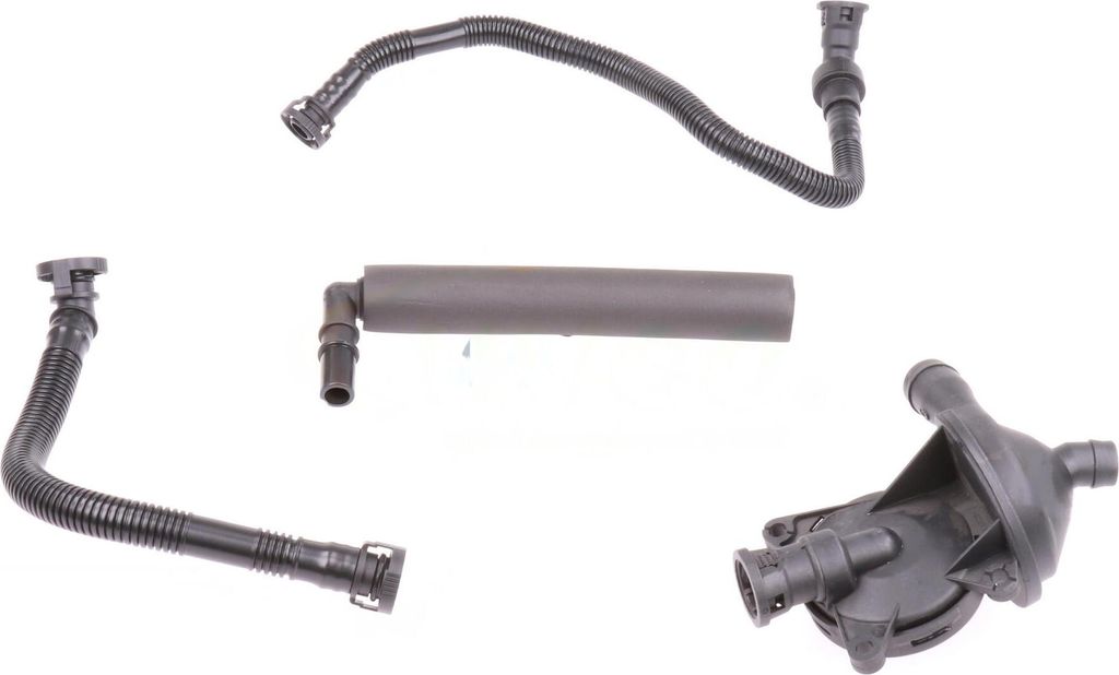 VAICO Reparatursatz Kurbelgehäuseentlüftung V20-1873 Zylinderkopf für BMW 3 Touring (E91) 165mm 115mm 90mm druckgesteuert 0,4758kg
