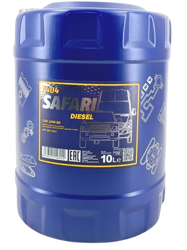 Mannol Safari 20W-50 10 Liter (MN7404-10) Produktbild 