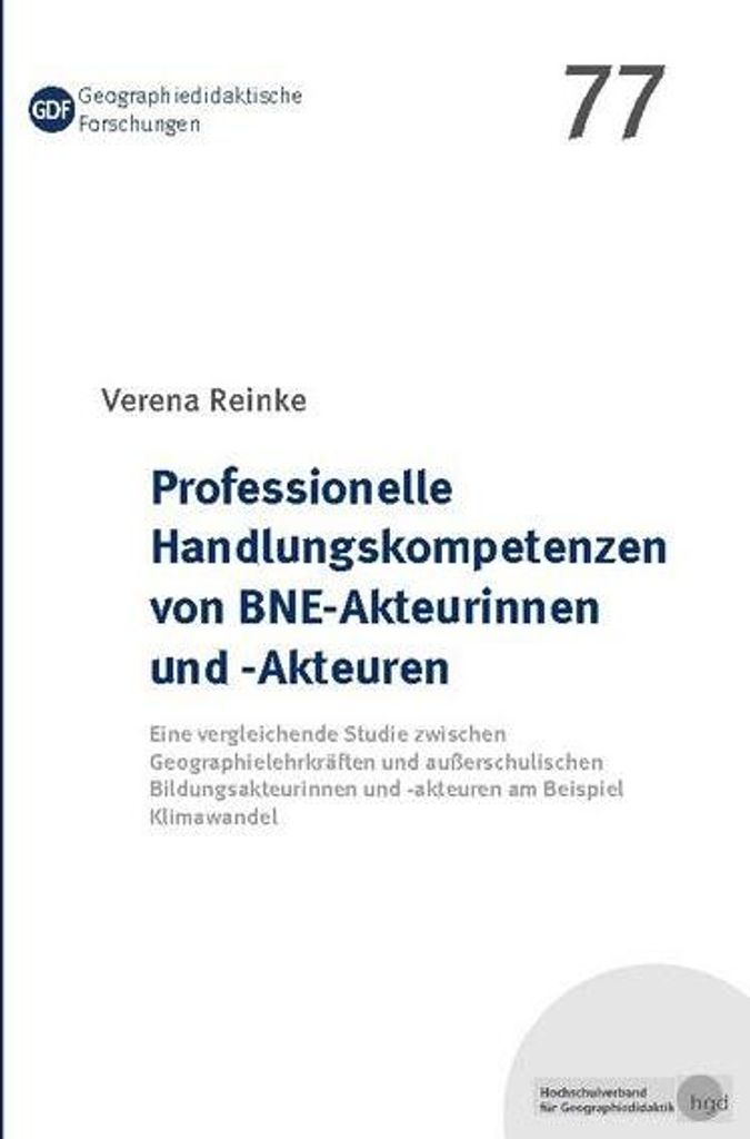 Professionelle Handlungskompetenzen von BNE-Akteurinnen und -Akteuren