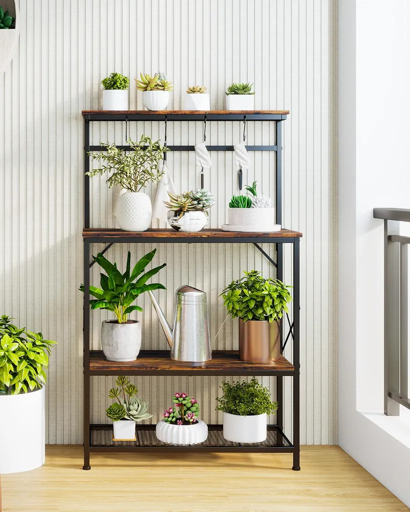 Étagère à micro-ondes robuste avec protection anti-basculement stable - 6