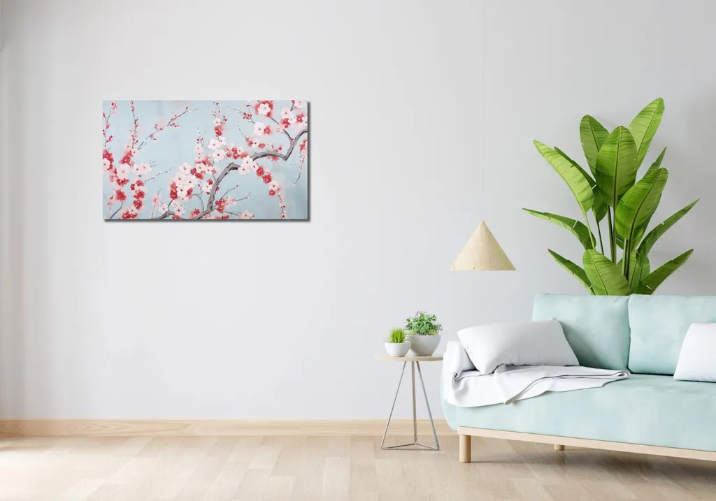 Quadro 90x50cm Ciliegio in fiore - 2