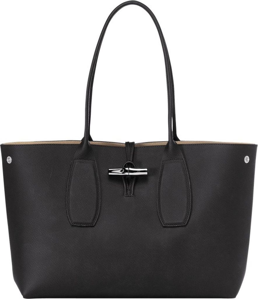 Sac cabas Longchamp Le Roseau L noir Image du produit 