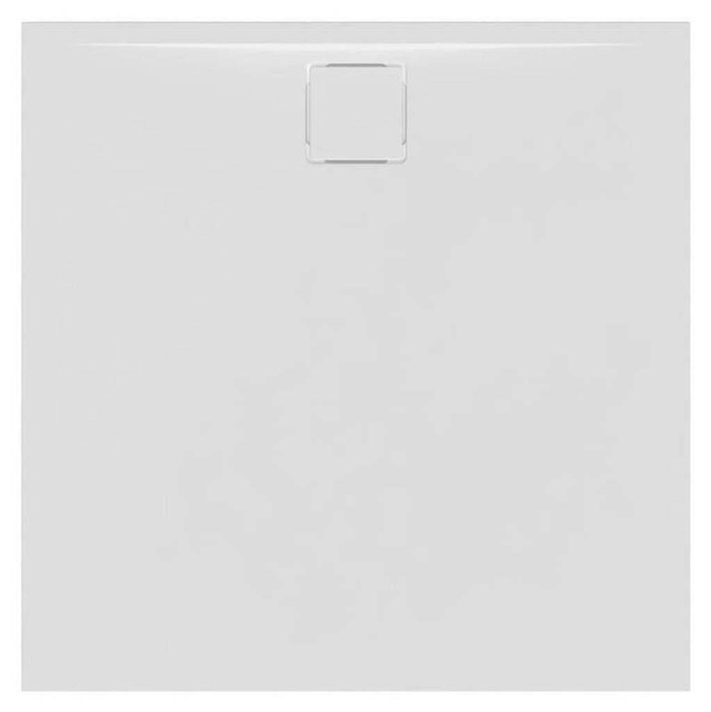 SAT Vision Duschwanne quadratisch Gussmarmor 90 x 90 cm, Weiß
