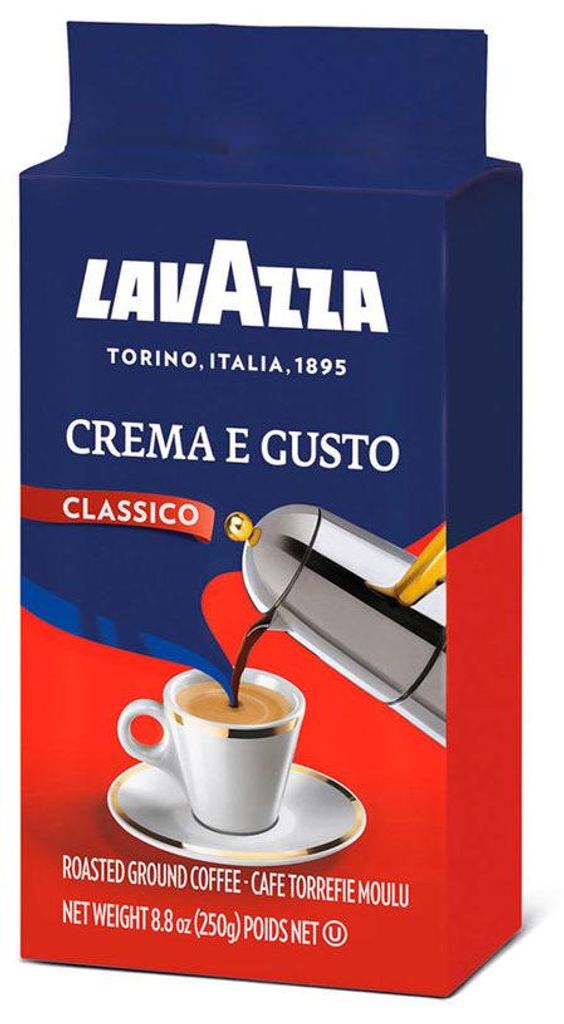 Kaffee Lavazza Crema E Gusto 250 Gr Gemahlen