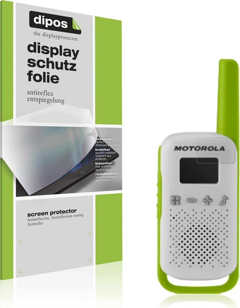 4x Schutzfolie für Motorola Talkabout T42 PMR matt Displayschutzfolie Folie Display Schutz dipos