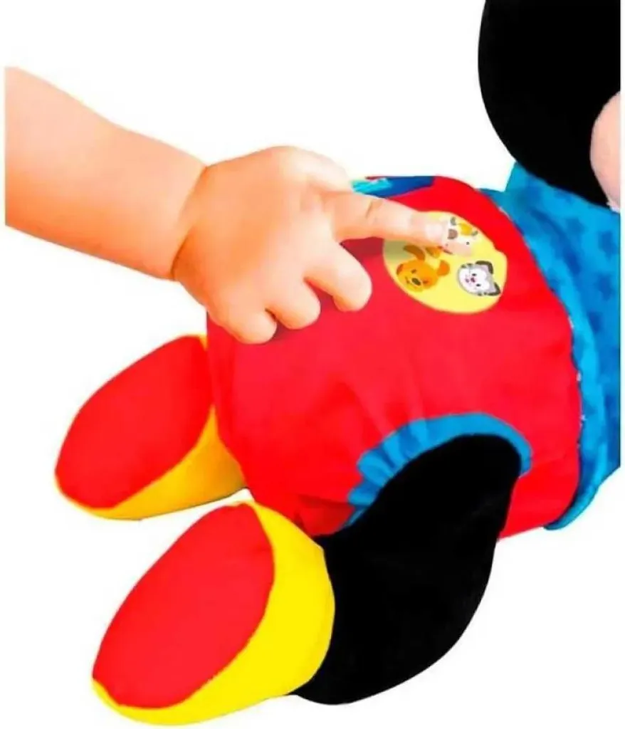 Mickey Ourson Multicolore Clementoni : Doudou Éveil Doux en Taille Unique