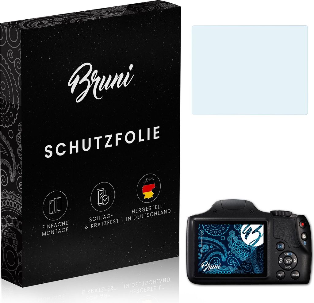 atFoliX 4054274763198, Transparent, Canon, PowerShot SX540 HS, Klare Bildschirmschutzfolie, Kratzresistent, Glänzend