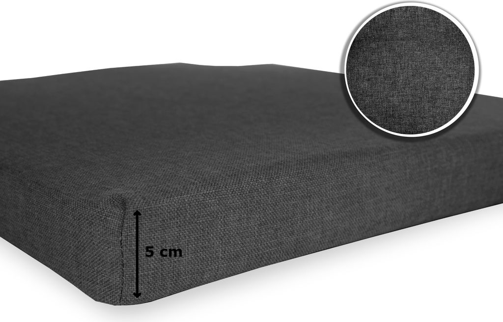 sunnypillow 4er Set Stuhlkissen mit Klettverschluss Produktbild 5