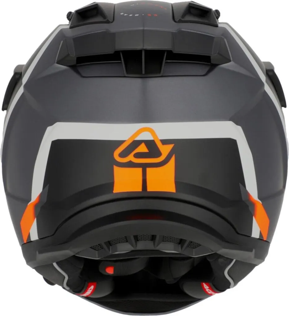 Casque ACERBIS Attack avec Ventilation Optimisée Noir et Orange - L - 6