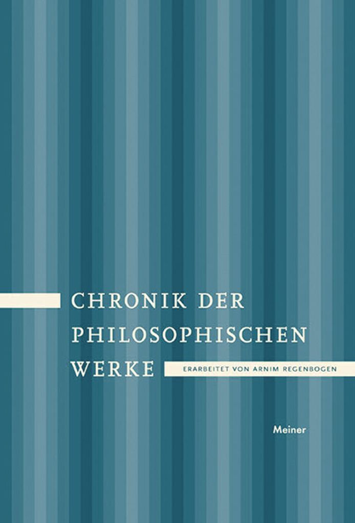 Chronik der philosophischen Werke