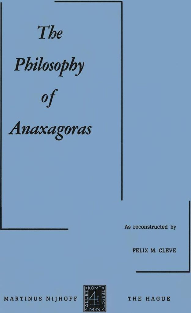 The Philosophy of Anaxagoras