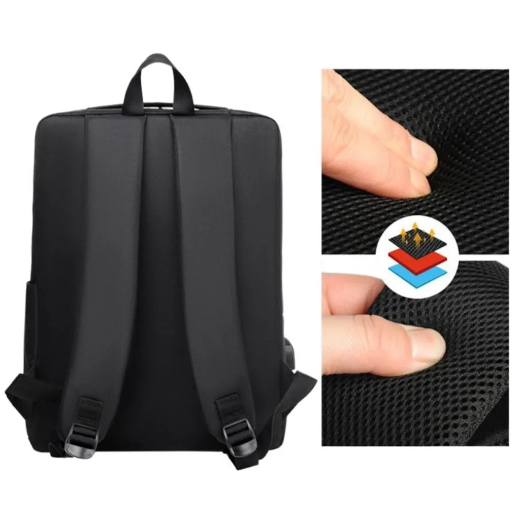 Sac à dos Permani PLC36882BLACK robuste avec compartiment rembourré