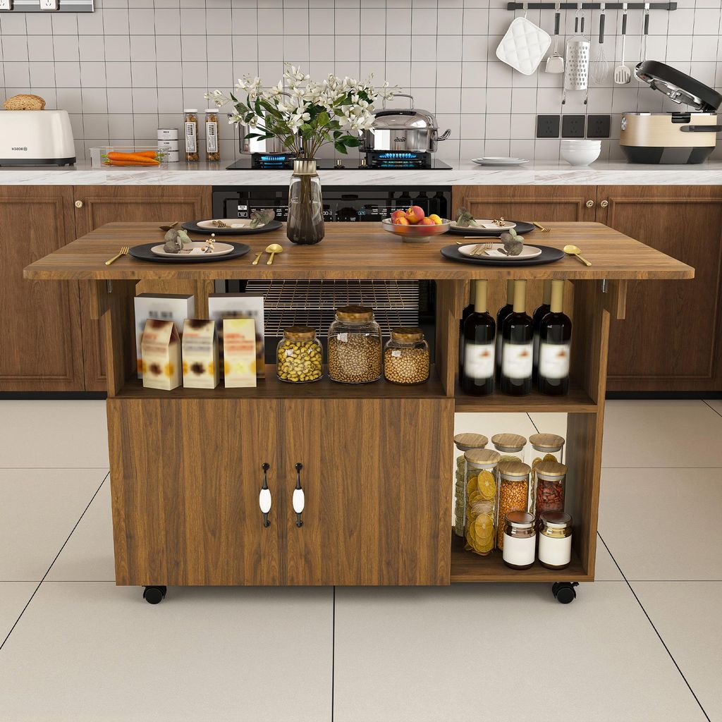 MODFU Tavolo pieghevole da pranzo 110x70 cm, multifunzione Immagine del prodotto 