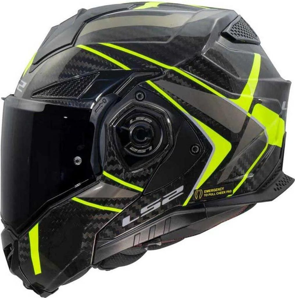 Casque LS2 FF901 Advant X Carbon Future II, néon-gelb, L Image du produit 