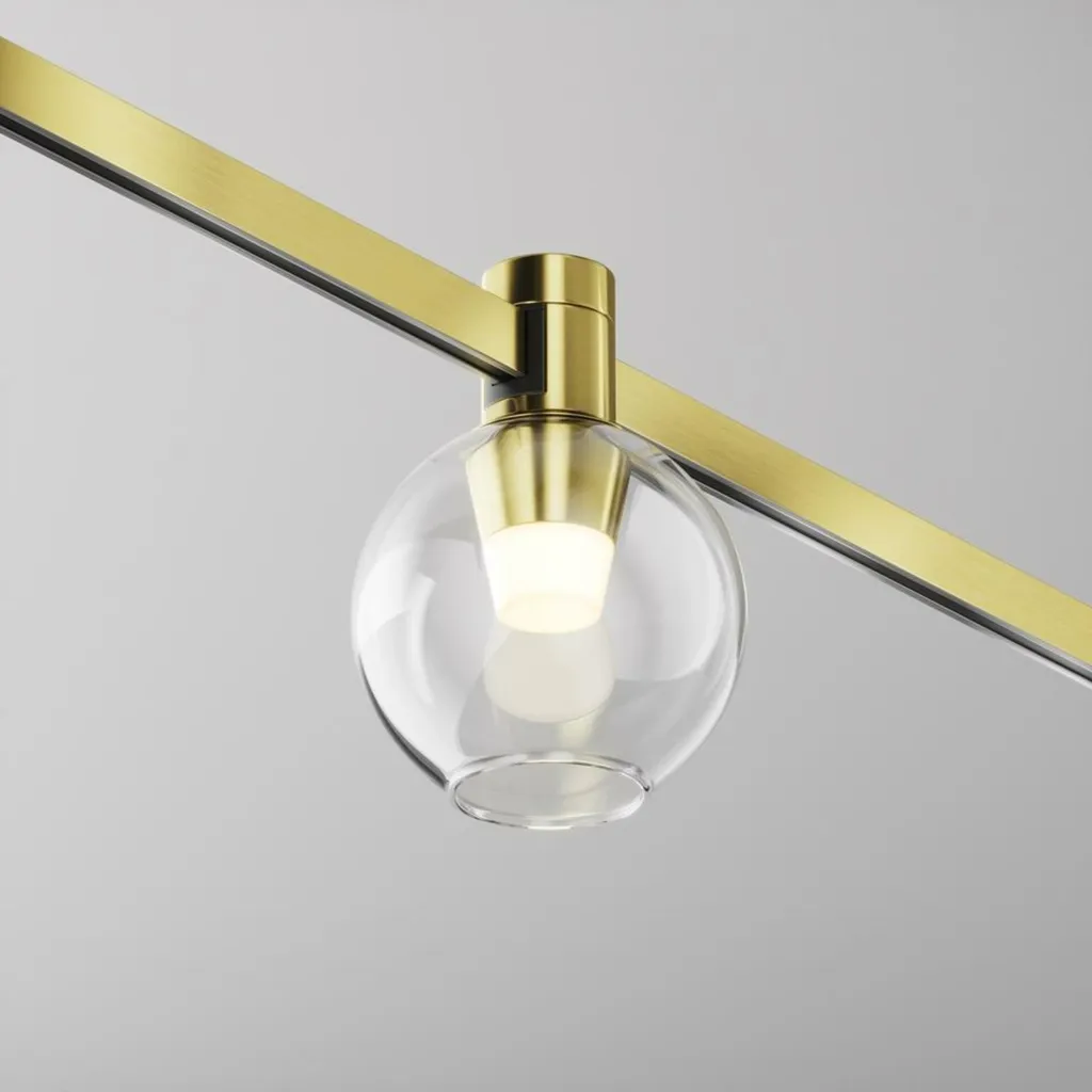 Spot sur rail LED Bubble Flarity 2700K pour éclairage intérieur design