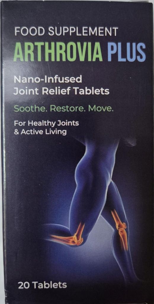 A product box for a food supplement.